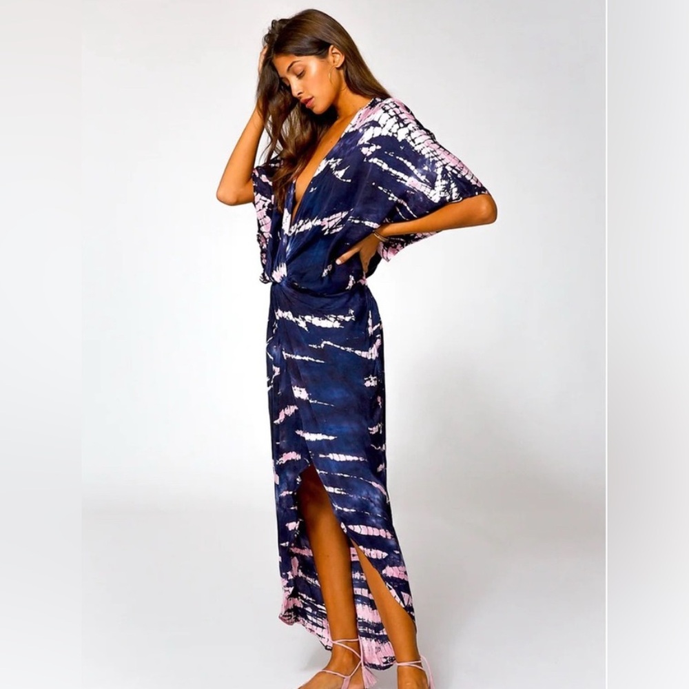 Young Fabulous & Broke silky “must have” summer dress (Large) - Picture 11 of 12